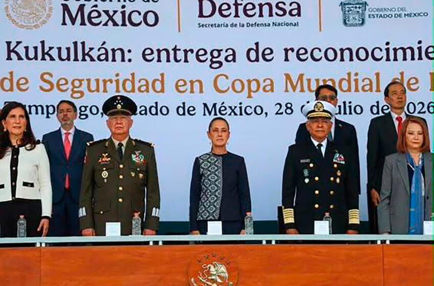  Sheinbaum reconoce a personal del Plan Kukulkán por operativo del Mundial 2026