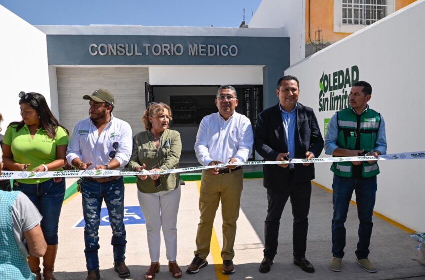  Soledad inaugura parque, consultorio y purificadora en colonia La Virgen
