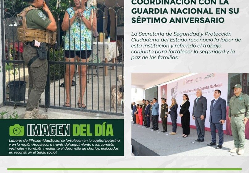  GUARDIA CIVIL ESTATAL FORTALECE LA SEGURIDAD CON ACCIONES EN LAS CUATRO REGIONES