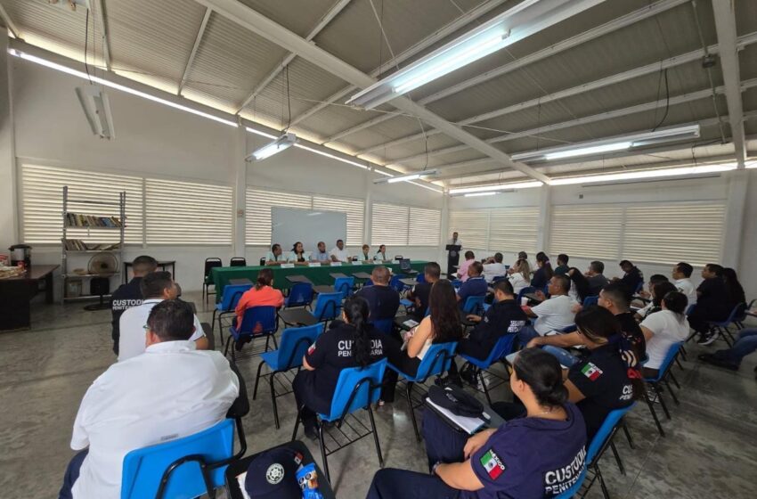  PROMUEVE ESTADO LA PROFESIONALIZACIÓN DEL PERSONAL PENITENCIARIO