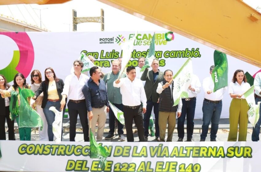  Ricardo Gallardo arranca segunda etapa de la Vía Alterna Sur con inversión inicial de 140 millones