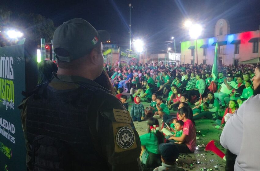  GCM DE SOLEDAD DESPLIEGA OPERATIVOS ESPECIALES PARA GARANTIZAR FESTEJOS FUTBOLEROS SEGUROS