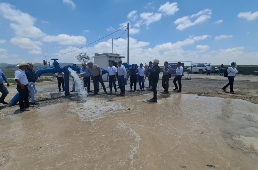  Nuevo pozo de agua potable beneficiará a 22 localidades de Cedral y Matehuala
