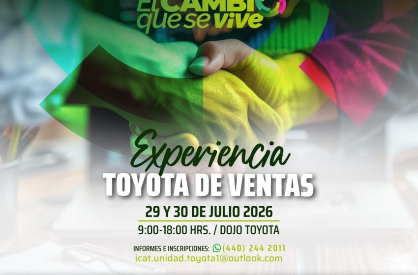  Icat abre inscripciones para capacitación en ventas con modelo Toyota