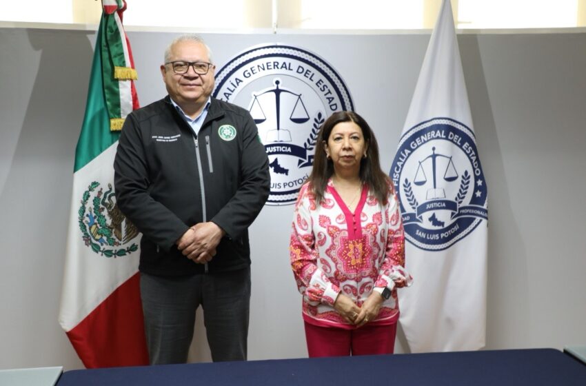  SSPC y Fiscalía refuerzan coordinación contra extorsión en San Luis Potosí
