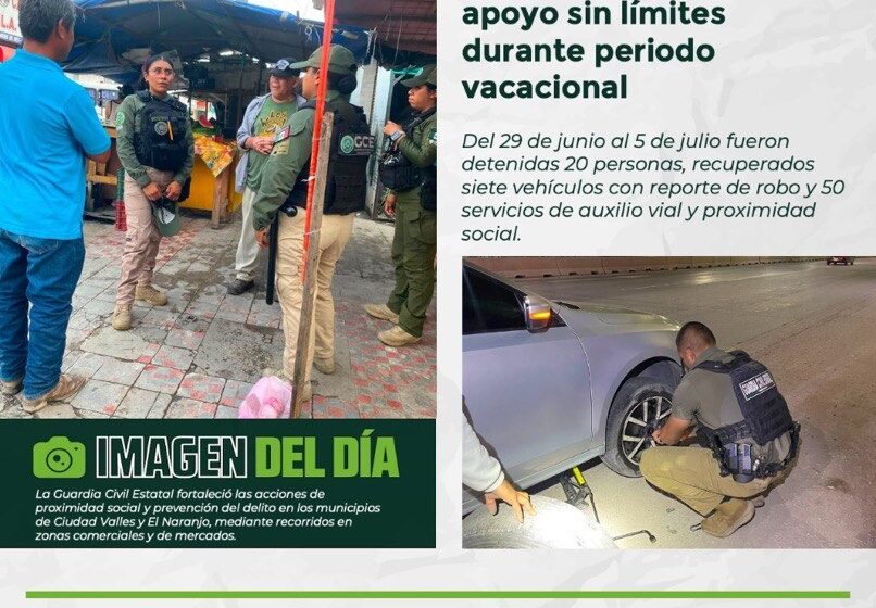  REFUERZAN OPERATIVOS DE LA GUARDIA CIVIL ESTATAL EN SAN LUIS POTOSÍ