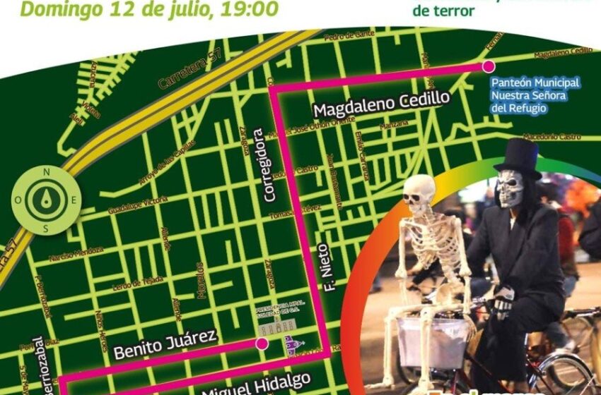 RODADA NOCTURNA Y DE TERROR, ESTE DOMINGO 12 DE JULIO: AYUNTAMIENTO DE SOLEDAD