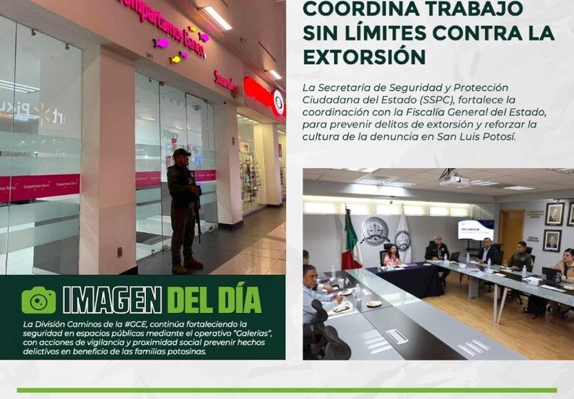  OPERATIVOS PERMANENTES BRINDAN MÁS PAZ Y TRANQUILIDAD EN SAN LUIS POTOSÍ