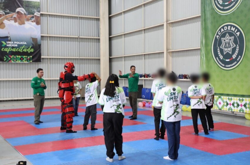  JÓVENES DEL CAMPAMENTO DE VERANO “SIN LÍMITES” 2026 VISITAN LA ACADEMIA DE SEGURIDAD