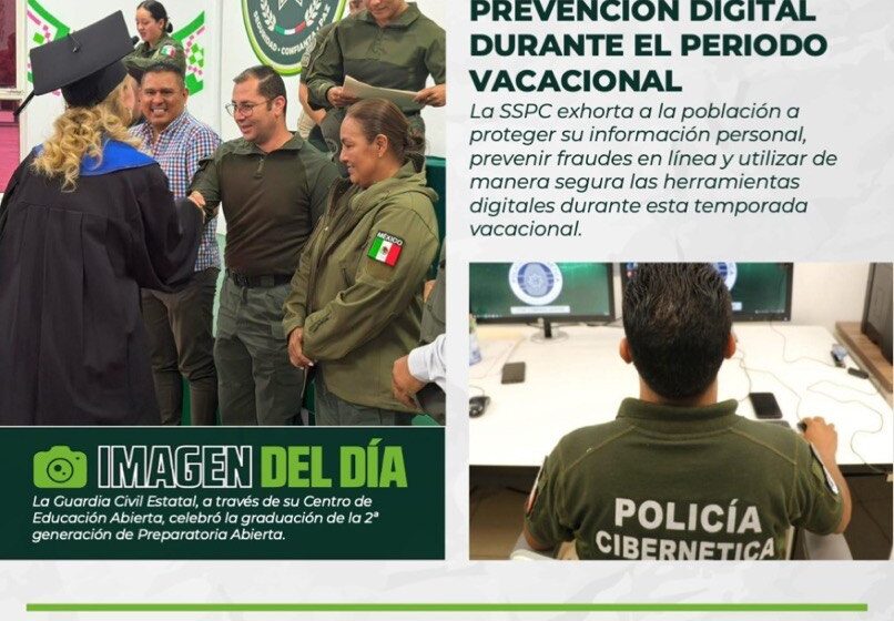  GUARDIA CIVIL ESTATAL FORTALECE LA PAZ Y SEGURIDAD EN EL ESTADO CON ACCIONES DE PREVENCIÓN
