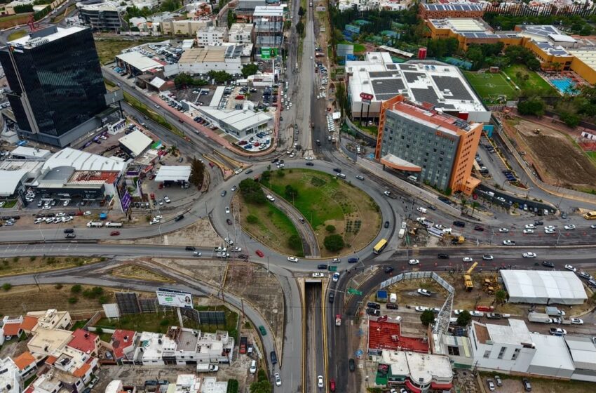  Anuncian distribuidor vial de mil 400 millones de pesos en la zona poniente de San Luis Potosí