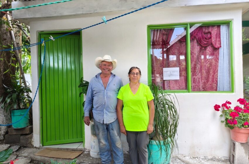  Gobierno estatal entrega 62 cuartos dormitorio en comunidades de Alaquines