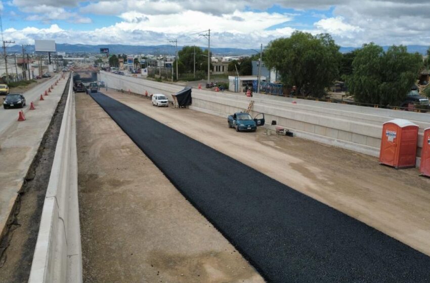  Paso inferior de Circuito Potosí entra en fase final y será entregado próximamente