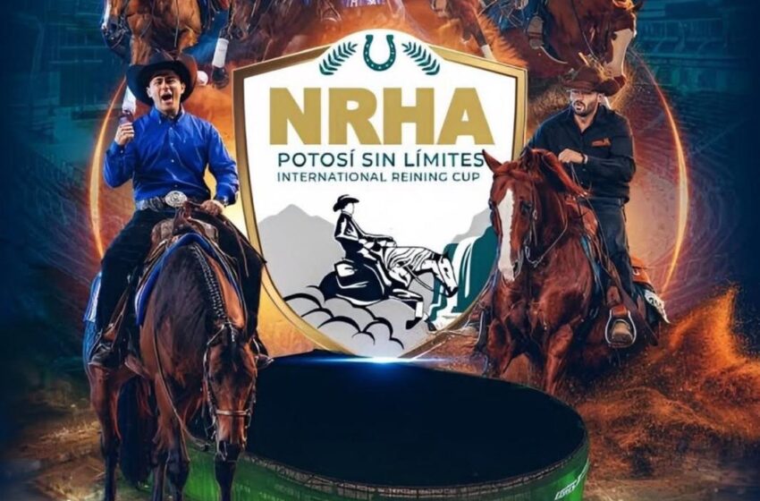 Arena Potosí recibirá a más de 200 jinetes de 34 países en copa internacional de reining