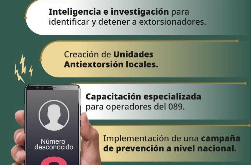  PREVENCIÓN Y DENUNCIA, CLAVES PARA EVITAR SER VÍCTIMA DE EXTORSIÓN: SSPC