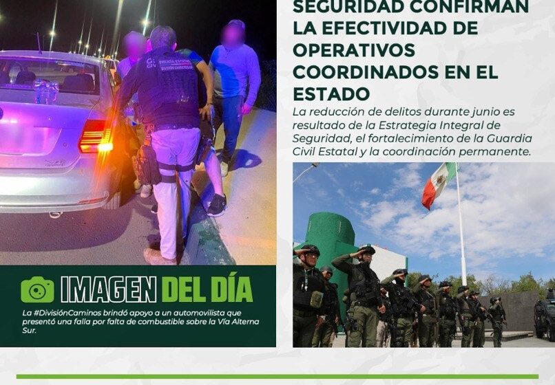  ACCIONES OPERATIVAS REFUERZAN LA SEGURIDAD Y CONSOLIDAN EL CAMBIO QUE SE VIVE EN SAN LUIS POTOSÍ