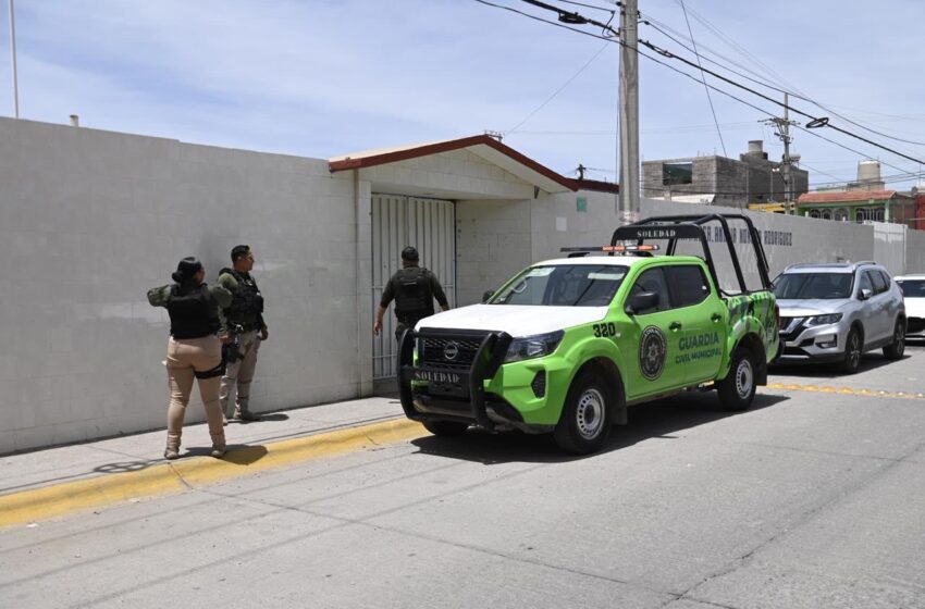  Ayuntamiento de Soledad mantiene vigilancia en 280 escuelas durante el periodo vacacional