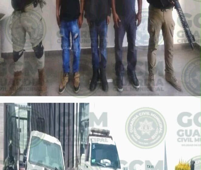  OFICIALES DE LA GCM DE SOLEDAD FRUSTRAN ROBO EN BODEGA Y DETIENEN A TRES HOMBRES EN CACTUS