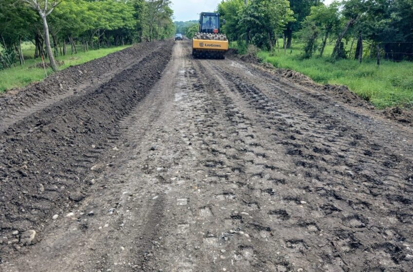  Construyen camino Tres Palmas–El Huayal para conectar 19 comunidades de la Huasteca
