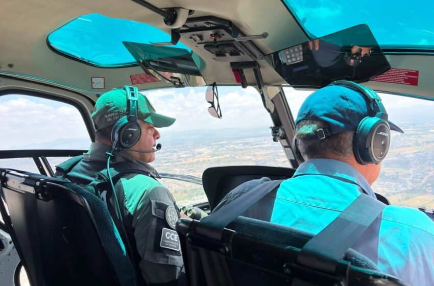 GUARDIA CIVIL ESTATAL REALIZA BARRIDOS AÉREOS Y PATRULLAJES EN VILLA DE REYES Y ZARAGOZA