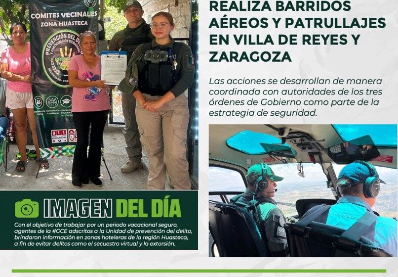  GCE MANTIENE DESPLIEGUE OPERATIVO PERMANENTE EN LAS CUATRO REGIONES