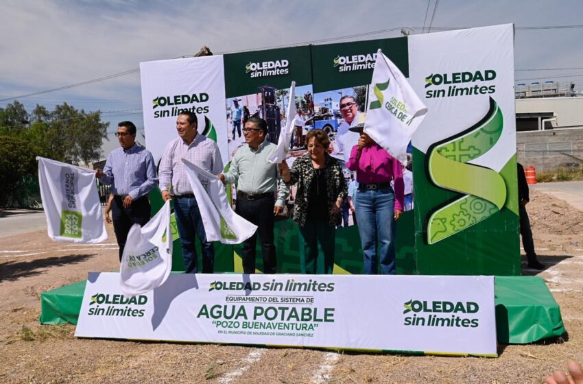  Soledad inicia equipamiento del Pozo Buenaventura para mejorar abasto de agua