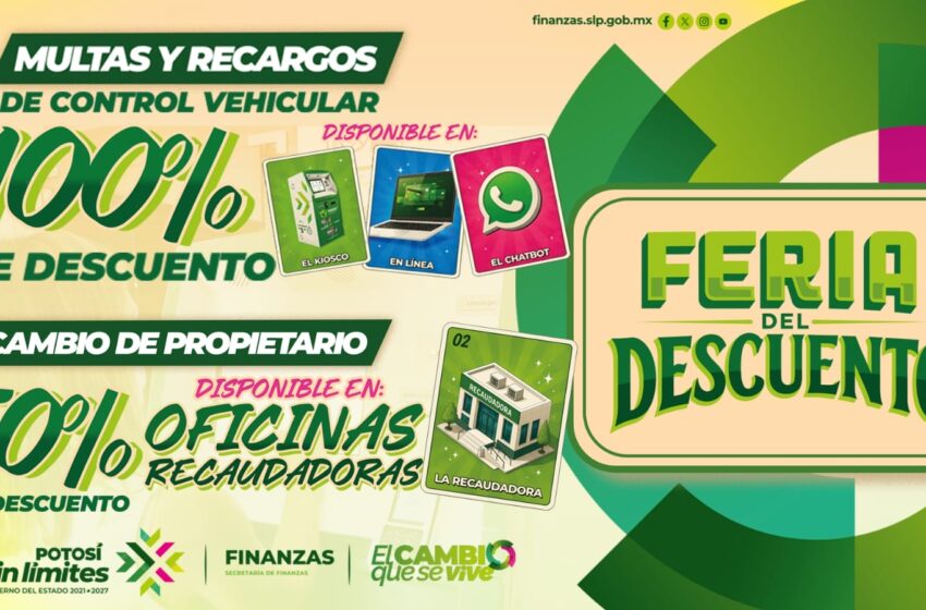  Sefin ofrece descuentos en trámites vehiculares durante la FENAPO