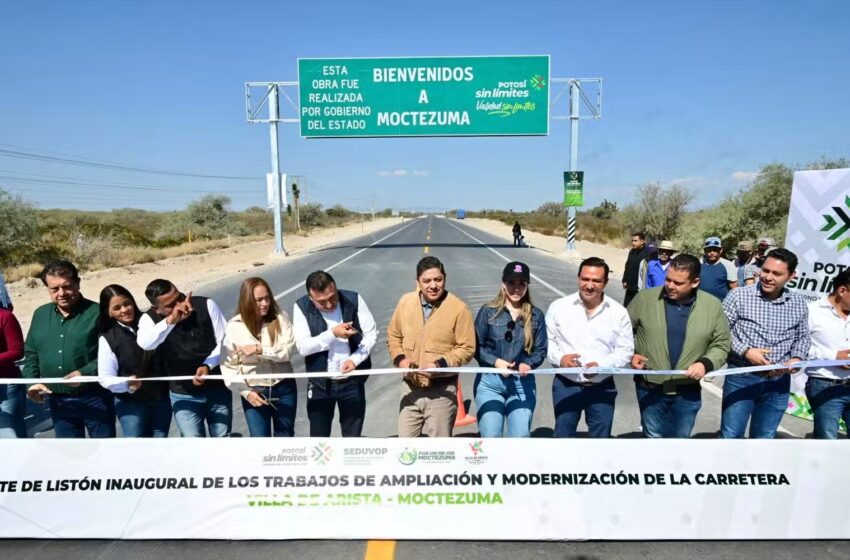  Gallardo anuncia rehabilitación de caminos y apoyos sociales para Moctezuma