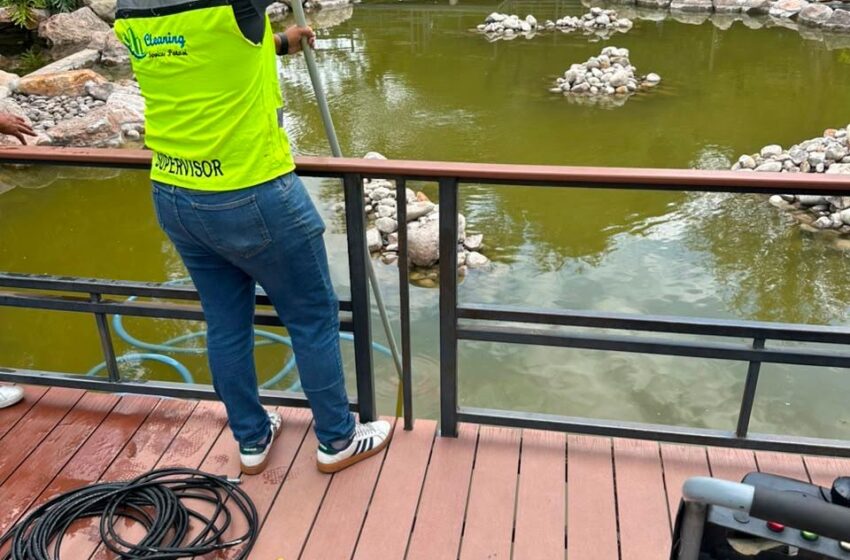  Parque Japonés del Tangamanga I recibe mantenimiento integral