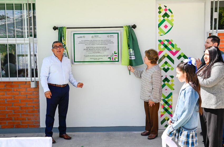  Soledad refuerza regreso a clases con apoyos escolares y nueva infraestructura educativa