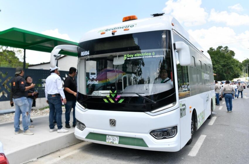  RedMetro llegará a la Huasteca con 50 unidades eléctricas gratuitas