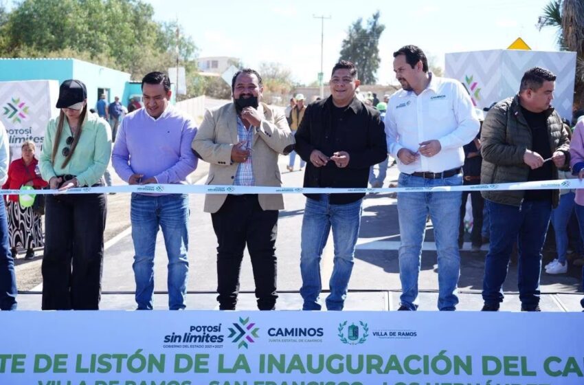  Gallardo anuncia obras y apoyos sociales para Villa de Ramos