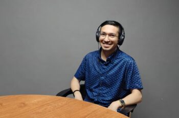 José Andrés Flores García, investigador de la Facultad de Medicina de la UASLP, durante una entrevista sobre el estudio de vapeadores