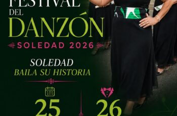 Cartel del Primer Festival del Danzón 2026 en Soledad de Graciano Sánchez, con actividades el 25 y 26 de septiembre en la Plaza Principal y la Casa de Cultura.