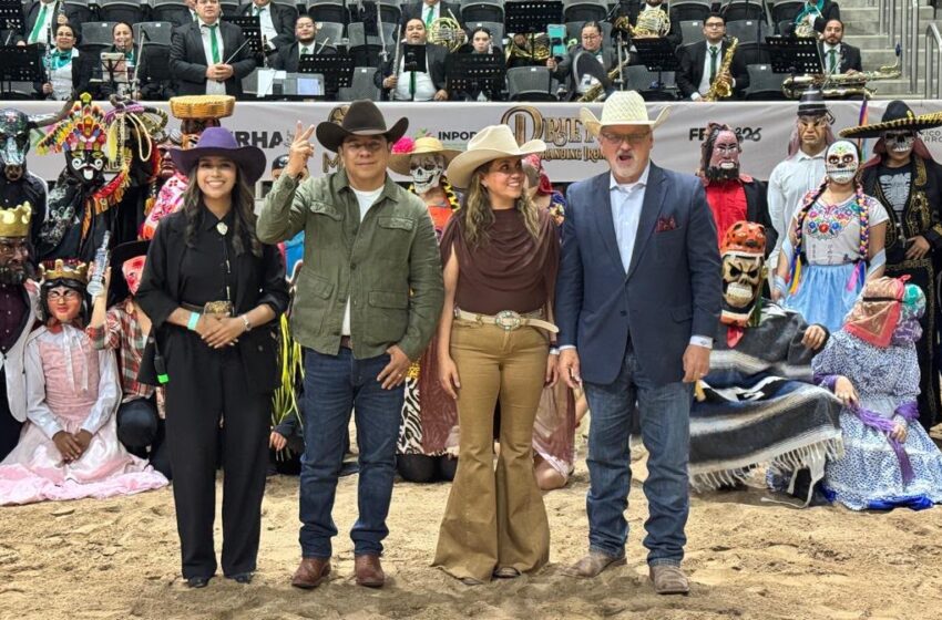  Gallardo inaugura competencia ecuestre internacional en la Arena Potosí