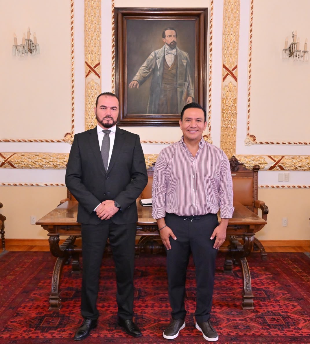 J. Guadalupe Torres Sánchez toma protesta a Héctor Edgar Mar del Ángel como titular de la Comisión Estatal de Búsqueda de Personas en San Luis Potosí