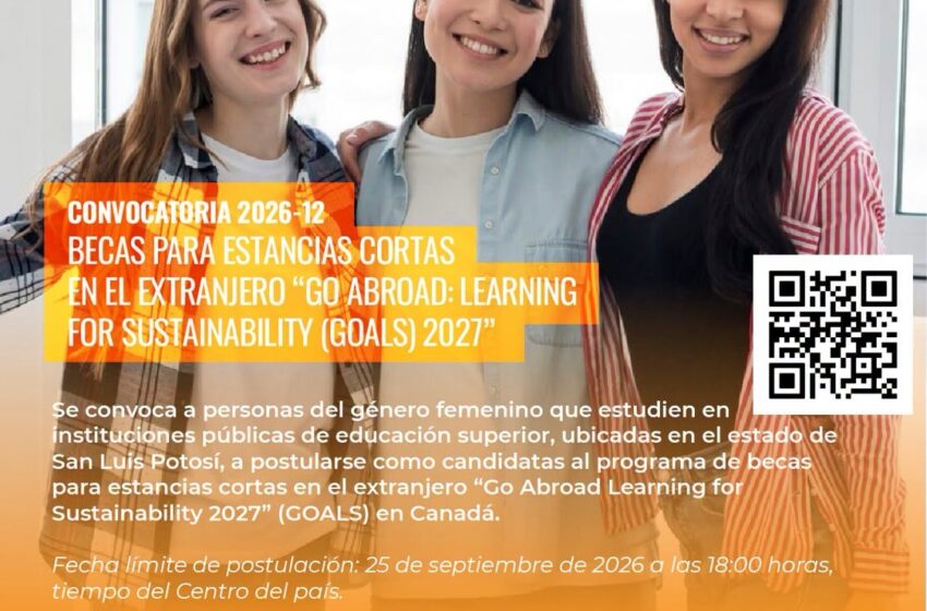  Copocyt abre convocatoria para becas de universitarias potosinas en Canadá