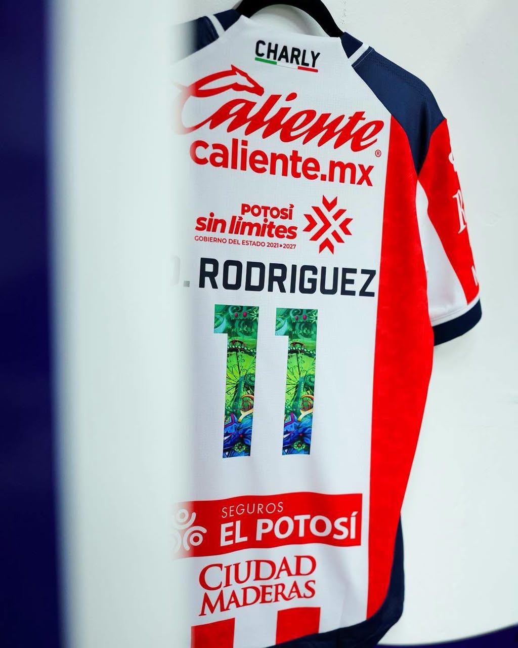 Jersey del Atlético de San Luis con dorsal inspirado en la imagen oficial de la Fenapo 2026