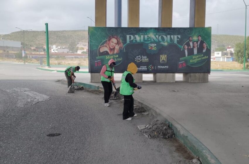  Circuito Potosí recibe mantenimiento previo a la Fenapo 2026