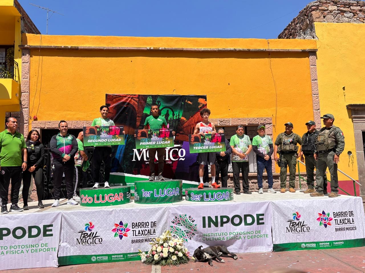 Premiación del Serial Trail Rutas y Pueblos Mágicos de los Barrios, organizado por el Inpode en San Luis Potosí.