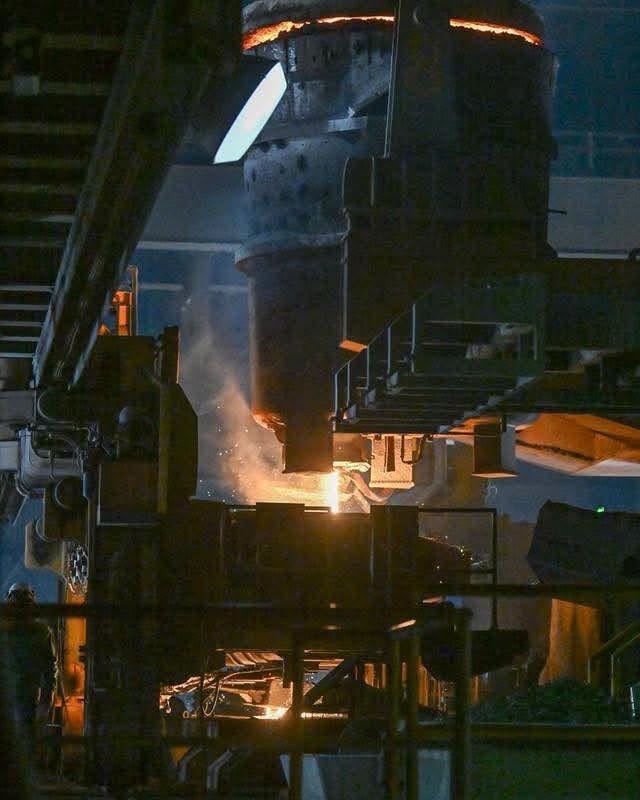 Proceso industrial de producción minera en San Luis Potosí, entidad que concentra 67 por ciento de la producción nacional de fluorita.