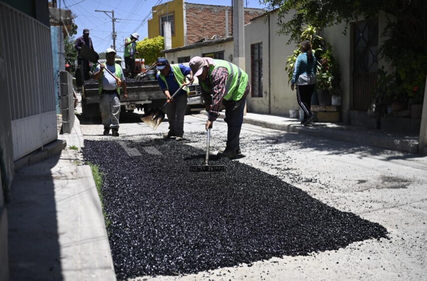  Soledad reporta bacheo semanal en colonias y comunidades del municipio