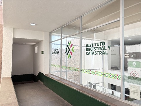 Exterior del Instituto Registral y Catastral de San Luis Potosí