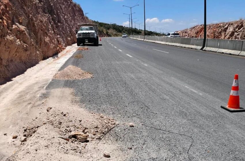  JEC mantiene trabajos de conservación en la Vía Alterna