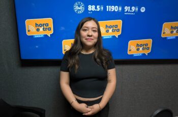 Ana Jared Tenorio Salazar, estudiante del Doctorado Institucional en Ciencia e Ingeniería de Materiales de la UASLP, quien desarrolla un sistema de liberación controlada de fármacos contra cáncer cervicouterino.