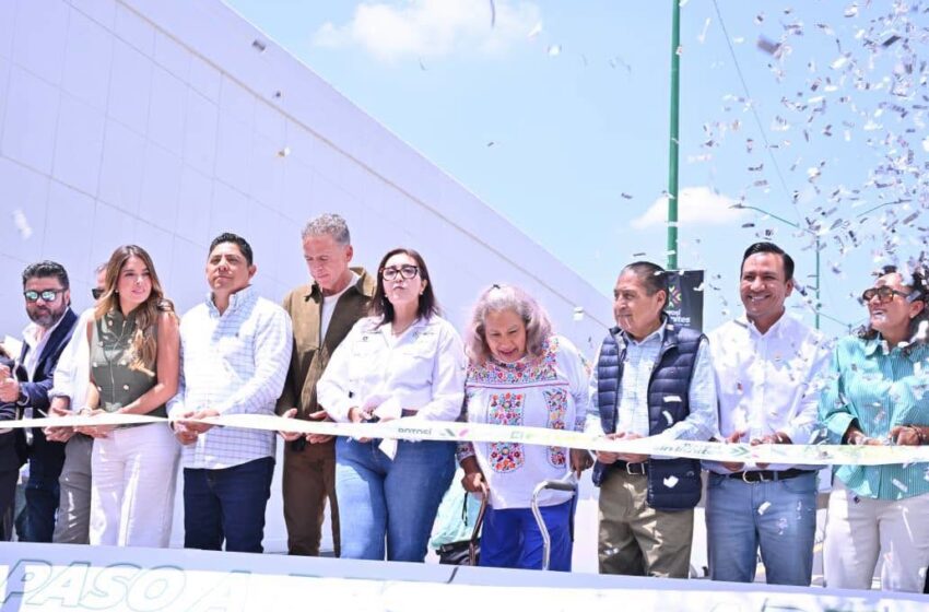  Paso a desnivel de Circuito Potosí fortalece movilidad metropolitana: Torres Sánchez