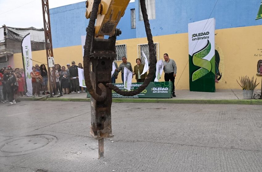  Navarro inicia obra de drenaje en Hogares Ferrocarrileros ante problema de años
