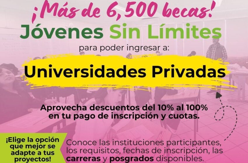  GOBIERNO DEL ESTADO TIENE DISPONIBLES MÁS DE 6 MIL 500 BECAS UNIVERSITARIAS
