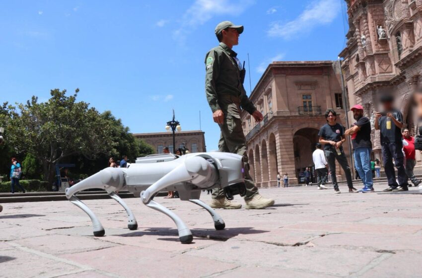  PERROS ROBOT SE SUMAN A LAS LABORES DE VIGILANCIA Y PREVENCIÓN
