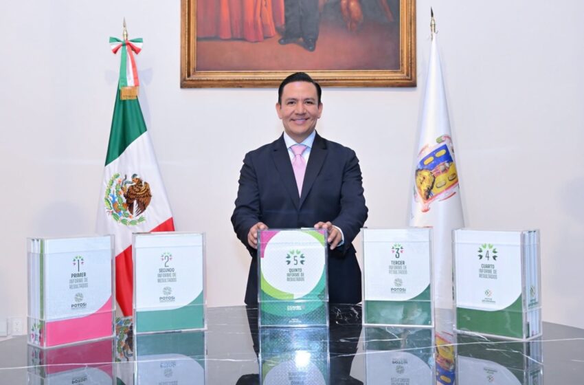 Entregan al Congreso de SLP el Quinto Informe de Gobierno de Ricardo Gallardo